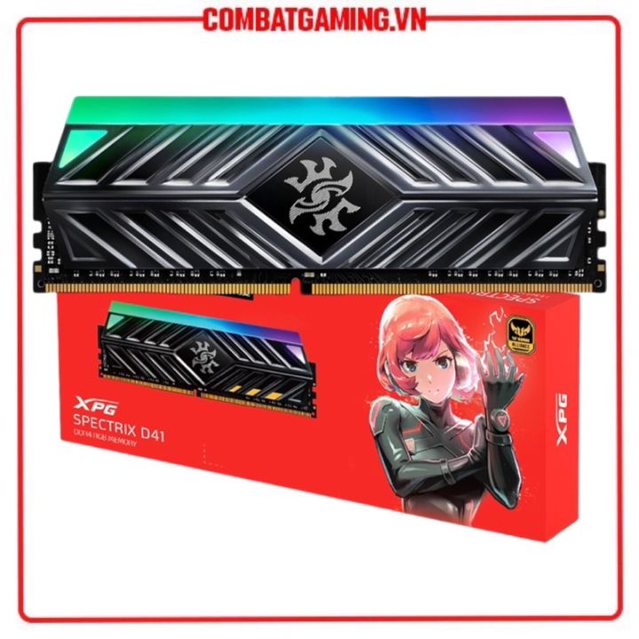 Ram Máy Tính Adata XPG Spectrix D41 RGB DDR4 8GB 16GB 3200Mhz Hàng Chính Hãng