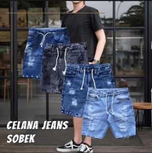 Celana Jeans Pendek Sobek Pria: Panduan Lengkap