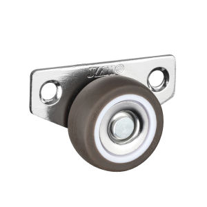 Roda Pintu Geser Roda pintu senyap Roda pintu geser bawah Roda Pemasang Sisi - 2pcs