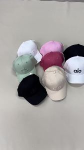 alo High Quality In-stock letter embroidered baseball cap outdoor casual wide-brimmed sun hat for men and women