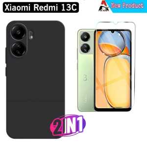 Casing XIAOMI REDMI 13C POCO C65 Self Camera Protection Matte Softcase Bonus Tempered Glass