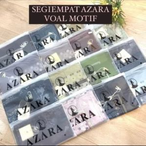 HIJAB SEGI EMPAT MOTIF / JILBAB VOAL MOTIF / KERUDUNG MOTIF SERAGAMAN