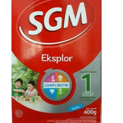 SGM EKSPLOR 1PLUS VANILA 400GR 1-3 THN