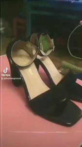 High Heels With Square Heels 7Cm Small size 31 32 33 34