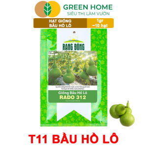 Hạt Giống Bầu Hồ Lô Greenhome Gói 1g~10 hạt Dễ Trồng Quanh Năm Nảy Mầm Cao Thu Hoạch Nhanh Năng Suất Cao T11