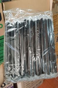 100pcs Straw Black Boba Straw – 23cm
