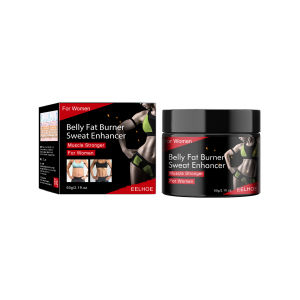 【Hot Sale】Eelhoe Abdominal Firming Cream Fat Burner Sweat Enhancer Belly Body Shaping Slimming Cream Powerful Weight Loss Muscle Essential Oil  Abdominal and Chest Muscles Fat Burning Tightening Fitness Bodybuilding Cream（60g）