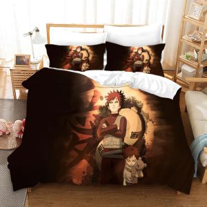 YT NARUTO Bedsheet Set 3in1 Queen Size Bed Sheet Anime Boruto Itachi Sasuke Phòng ngủ Giặt được TY