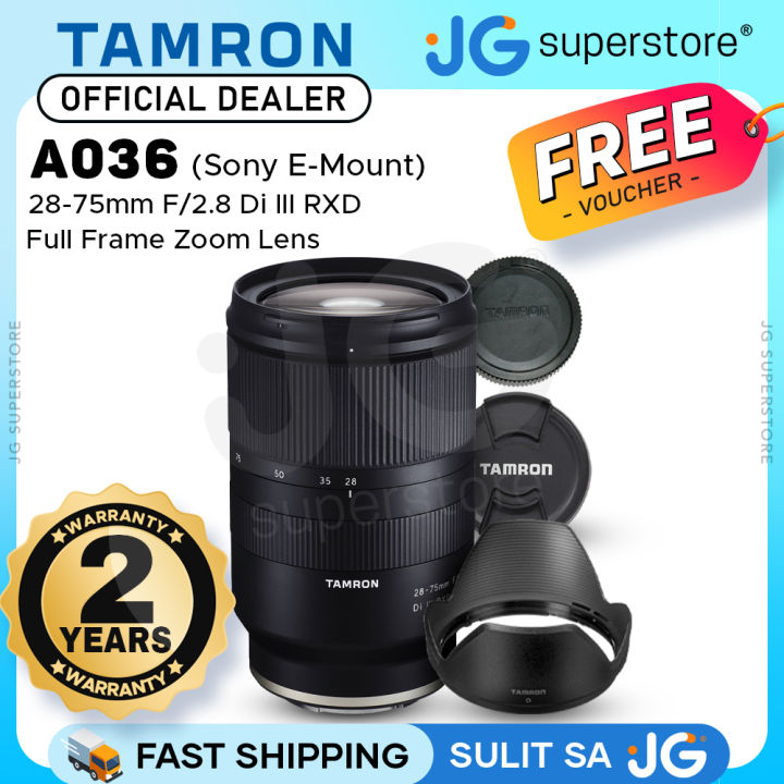 中古TAMRON 28-75 F2.8 Di III RXD A036 Amazon.com : Tamron 28-75mm F/2.8 Di III RXD Full Frame E