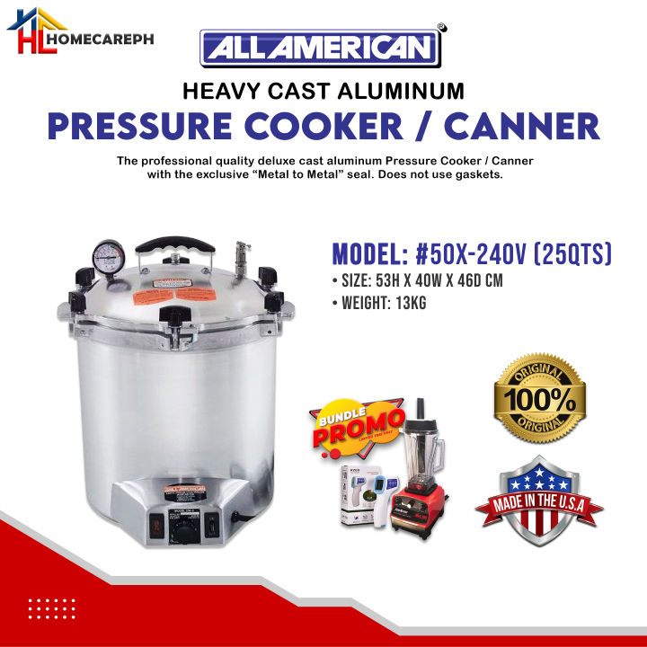 All American Electric Sterilizer 50X-240V with Free Blender