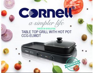 Cornell Table Top Grill With Hot Pot CCG-EL98DT