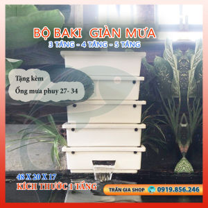 Lọc baki hồ cá 3 - 4 - 5 tầng không vật liệu lọc