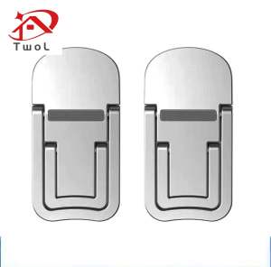 TWOL SHOP Stock no.128，2PCS Mini Foldable Laptop Stand Computer Keyboard Holder Self-Adhesive Invisible Keyboard Riser