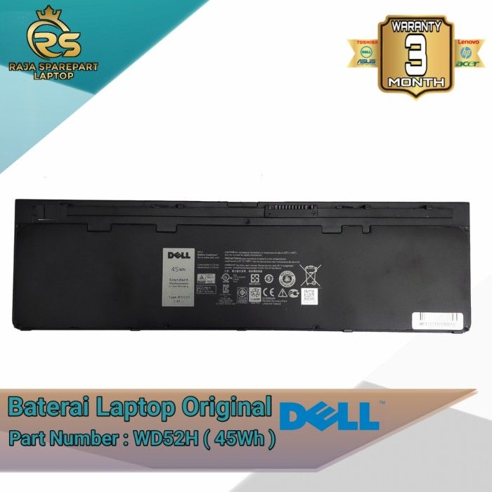 Baterai Battery Laptop Original Dell Latitude E7240 E7250 Lazada