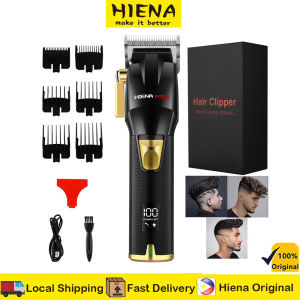 HIENA Electric Hair Clipper USB Rechargeable Professional Mens Hair Clipper Trimmer Barber Special Haircut Set Styling Tools Pro PRITECH Cordless Salon Barber Clippers HYN-Q4