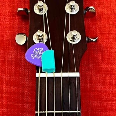 Easy Guitar Pick Holder for Case – Horizontal Pick Clip for Travel Secure Pick Storage Acoustic Electric Guitar Accessory Gift