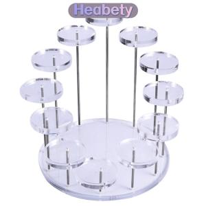 Heabety Cupcake đứng Acrylic hiển thị đứng cho đồ trang sức bánh tráng miệng giá Đảng trang trí nội thất