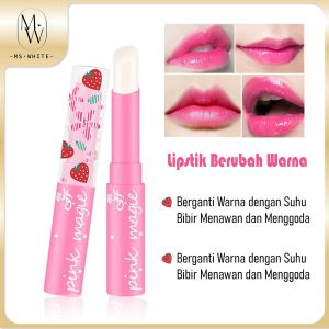 Ms.White Lipstik Ajaib Berubah Warna 10g- MelembapkanTahan Lama Mattedan Ringan