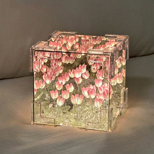 Tulip Nightlight DIY Handmade Material Bag Creative Small Toy Gift 花海魔方郁金香小夜灯