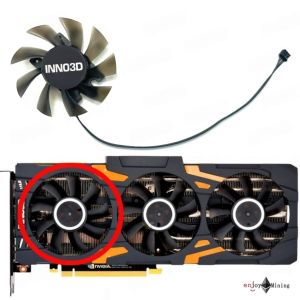 พัดลมการ์ดจอ INNO3D RTX 2070S 2080 2080S 2080ti GAMING graphics card fan CF-12915S