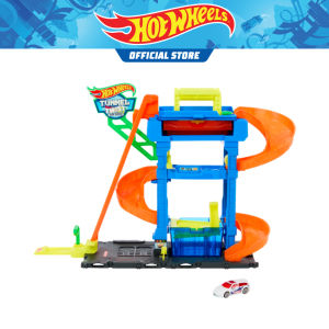 Hot Wheels City Tunnel Twist Car Wash & Color Shifters Vehicle in 1:64 Scale