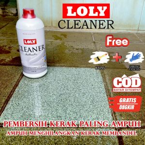 Loly Pembersih kerak kamar mandi & Pembersih toilet ampuh Bonus kuas