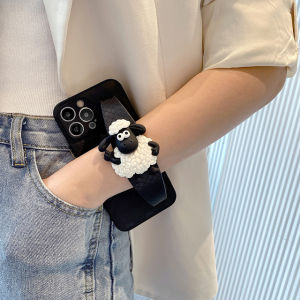 HTT With Lanyard Phone Cover Case For Iphone15 14 13 12 11 Pro Max 7 8PLUS XXS XSMAX Soft Coque Fundas 3d Embossed Diamond Pattern Wrist Strap Mianyang