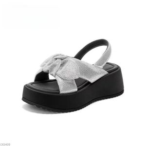 [Free Shipping] Trendy Platform Sandals For Women 2026 Summer New Collection Open-Toe Sandals With Rhinestone Embellishments Casual Beach Sandals