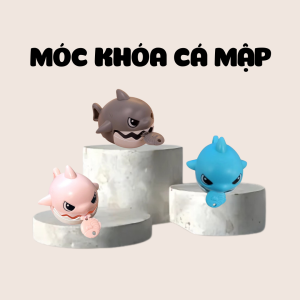 Móc Khóa Cá Mập Mini Kéo Dây Chạy Vui Nhộn | Đồ Chơi Mini Giải Stress Treo Balo Túi Xách Cute