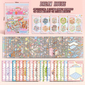 Perfect Mom and Baby Sticker Book 3D Diy Reusable Quiet Book Creative Handmade Activity Travel Learning Kids