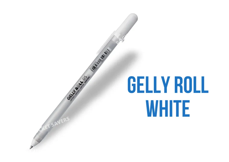 ART HUB ORIG SAKURA GELLY ROLL WHITE INK PEN (Bold, Fine, Waterproof,  Sold Per Piece)