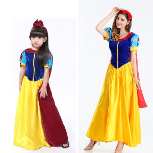 ฮาโลวีนคริสต์มาสเครื่องแต่งกายสโนว์ไวท์คอสเพลย์ชุดเจ้าหญิงชุดผู้หญิงเด็กสาวของขวัญ