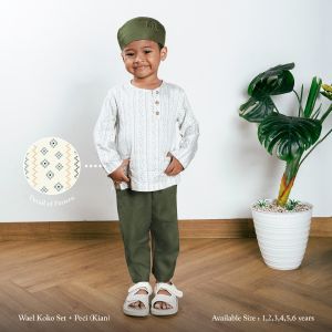 Little Palmerhaus Wael Koko Set + Peci / Baju Koko Set Anak