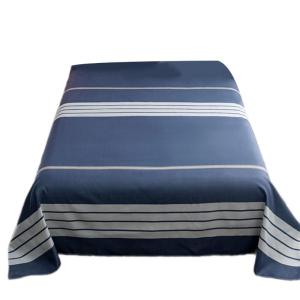 Washed Cotton Bed Sheet with Comfort Polyester Fade Resistant Pattern Healthy Dye Bedding Sheet for Family Use