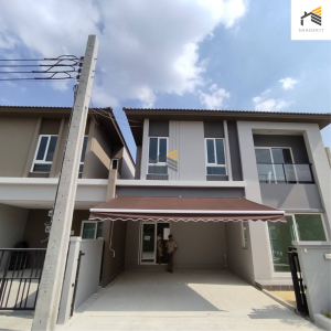 (ส่งฟรี) Shadekit กันสาด กันสาดพับเก็บได้ มือหมุน รุ่น STANDARD ขนาด 3x2 เมตร ขาหนาพิเศษ โครงอบขาว (Powder Coated) ผ้าโพลีเอสเตอร์ กันน้ำ กัน UV