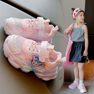 SHB433 Sepatu Lampu Kuromi Anak Perempuan Import size 1-5tahun 22-31