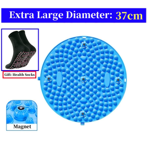 Round Foot Massage Cushions Foot Massage Anti-Slip Bath Mat Thickened plus-Sized Health Care Weight Loss Meridian Fitness Boardchibang 指压板 圆形足底按摩垫 脚底按摩垫 脚部指压板