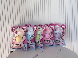 แพ๊ค5 สายไหมซองหมี ขนมสายไหม ปุยนุ่น ขนม หวาน ขนม ไทย ขนมย้อนยุค น้ำตาล สายไหมกระปุก ขนมสายไหมกระปุก ตรา ไดม่อน  Diamond