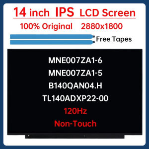 14 Inch 120Hz LCD Screen MNE007ZA1-6 MNE007ZA1-5 B140QAN04.H TL140ADXP22-00 Display Matrix Panel Replacement 2880x1800 Non-Touch