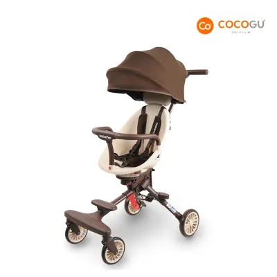 COCOGU รถเข็นเด็ก เข็นได้ 2 ทิศทาง เบาะหมุนได้ 360 องศา พกพาขึ้นเครื่องได้ รุ่น Baobaohao V7