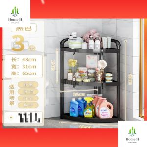 Bathroom Corner Shelf Shower Organizer Rack With Wheel Kitchen Rack trolley shelf