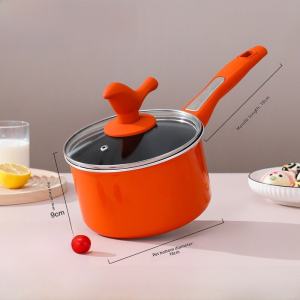 Non-Stick Baby Food Milk Pan One-Pot Cooking Baby Noodles Soup Steaming Pot 18cm Diameter 304 Stainless Steel Kitchen Cooking Utensil