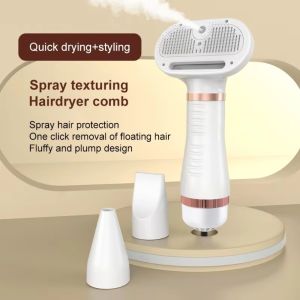SFFGF Adjustable Pet Hair Dryer Detangling Portable Pet Grooming Comb Pet Accessories Low Noise Dog Hair Dryer Pet Grooming
