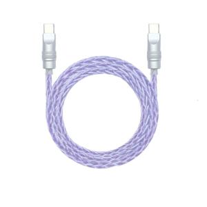 Type C Braided Cable with Eight Cored Silver Plated Copper Designing for Efficient Charging and Data Transmission