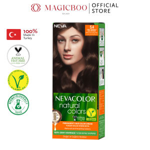 Magicboo Nevacolor Natural Colors (Vegan)Permanent Hair Color Cream 5.4 - Light Chestnut 50ml