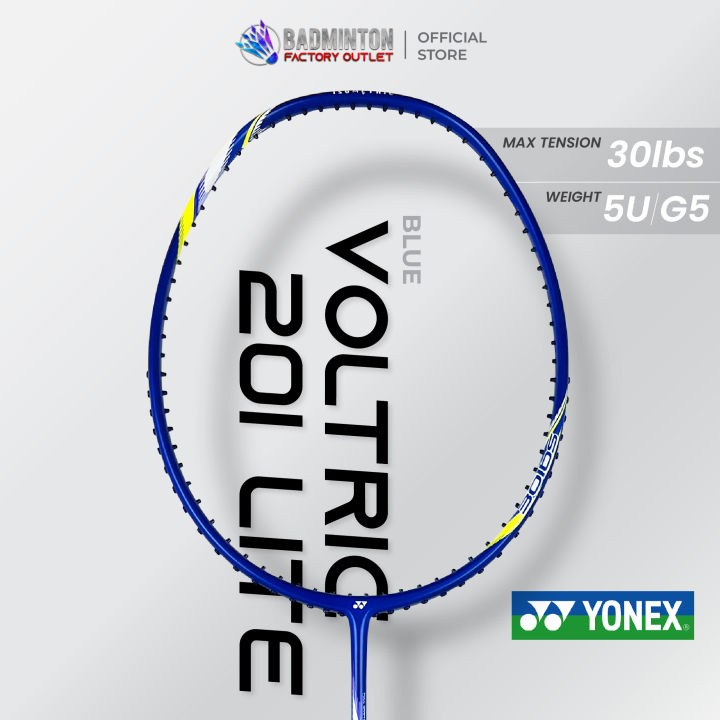 YONEX Voltric Lite 20i (Blue) Badminton Racket 5UG5 Max Tension 30 LBS 100 ORIGINAL Lazada