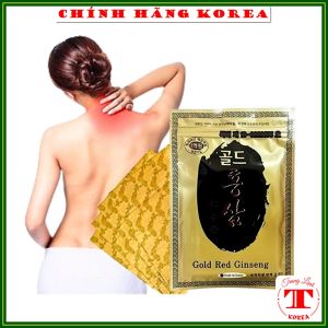 [Combo 5 gói] Cao dán hồng sâm hàn quốc Black Ginseng 5 gói x 20 miếng - Chăm sóc chấn thương giảm đau nhức tranglinhkorea