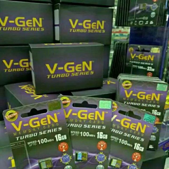 First Generation Memory Card MEMORI CARD MICRO SD V GEN , MEMORY CARD V-GEN CLASS 10 TURBO SERIES ...
