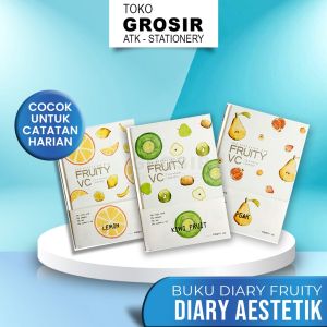 BUKU TULIS NOTEBOOK DIARY FRUITY