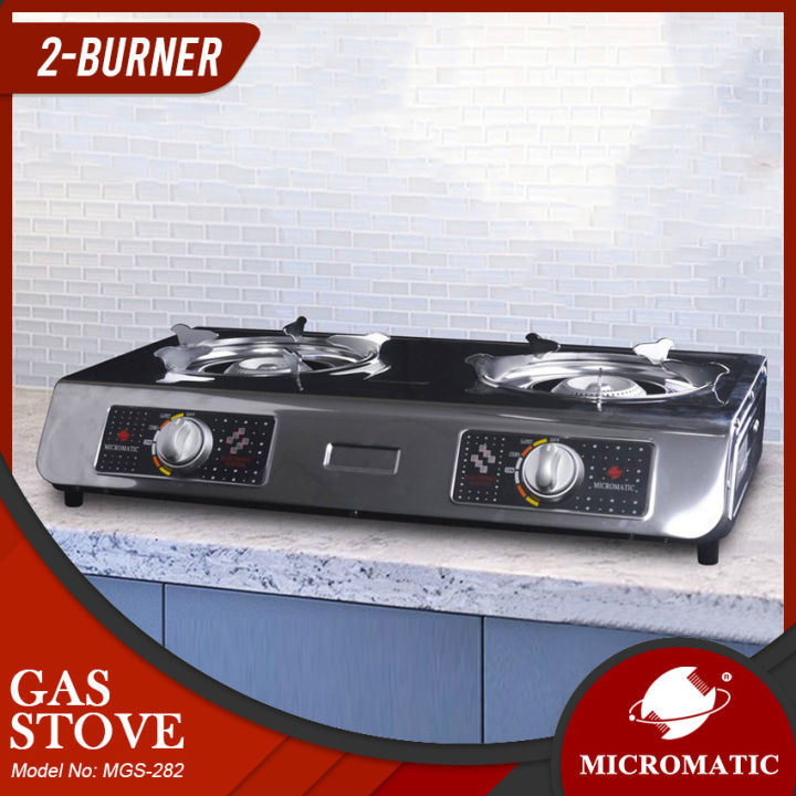 Micromatic Double Burner Stove MGS-282 Lazada Lazada PH